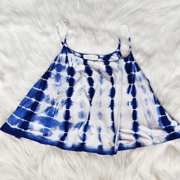 Forever 21 Tie Dye Cropped Tank Top - Picture 4 of 6